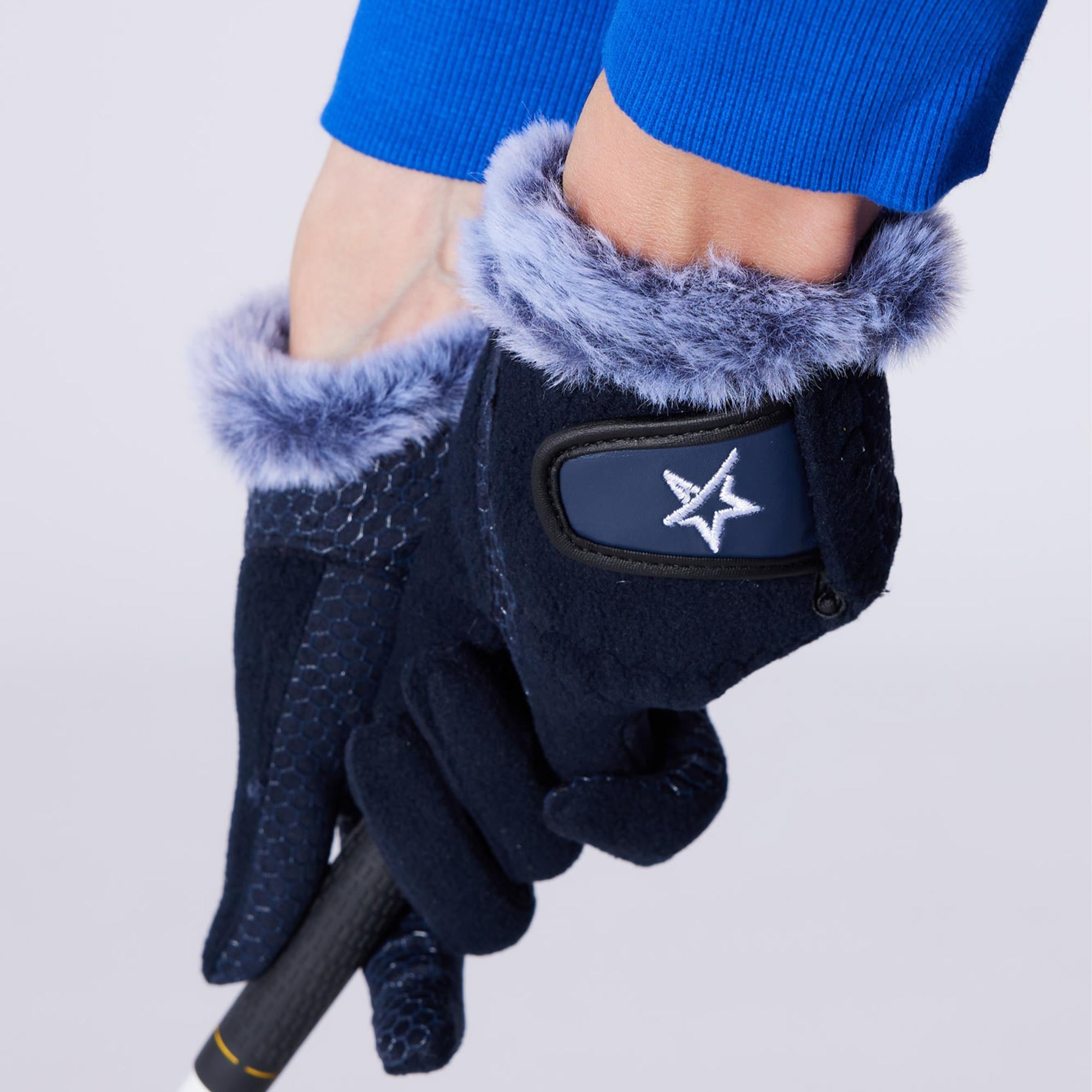 Swing Out Sister Winter Golf Gloves Navy